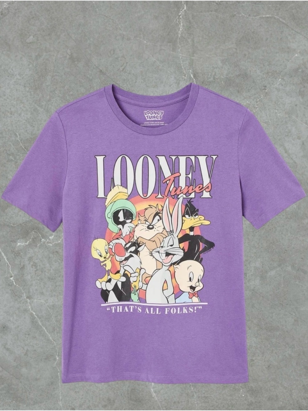 2 for $30 | “That’s All Folks” Looney Tunes Character Graphic Tee